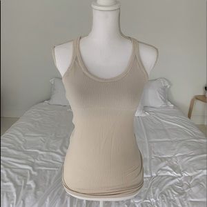 Lululemon Beige Ebb to Street Tank Size 6